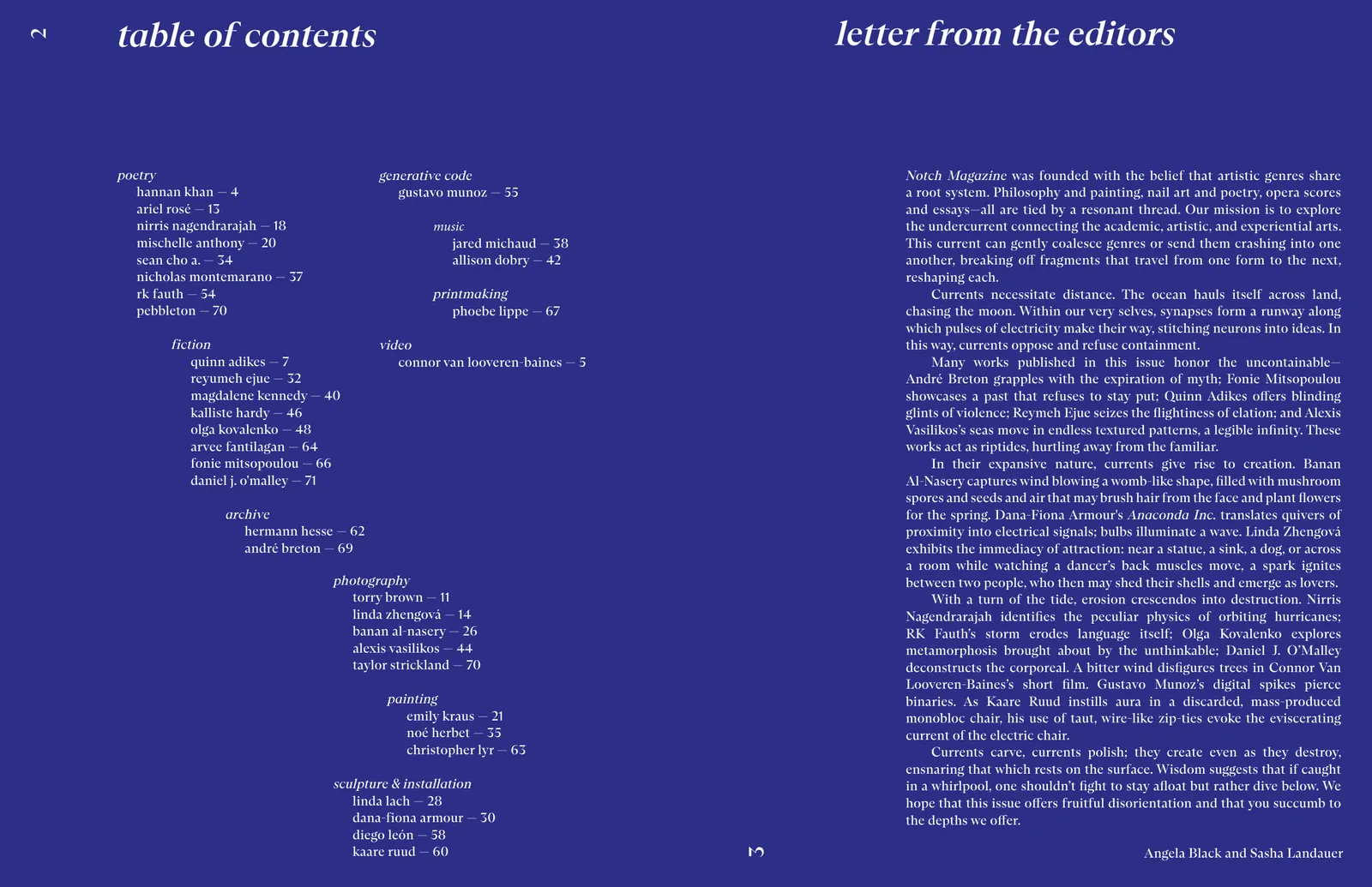 ISSUE 003: CURRENTS